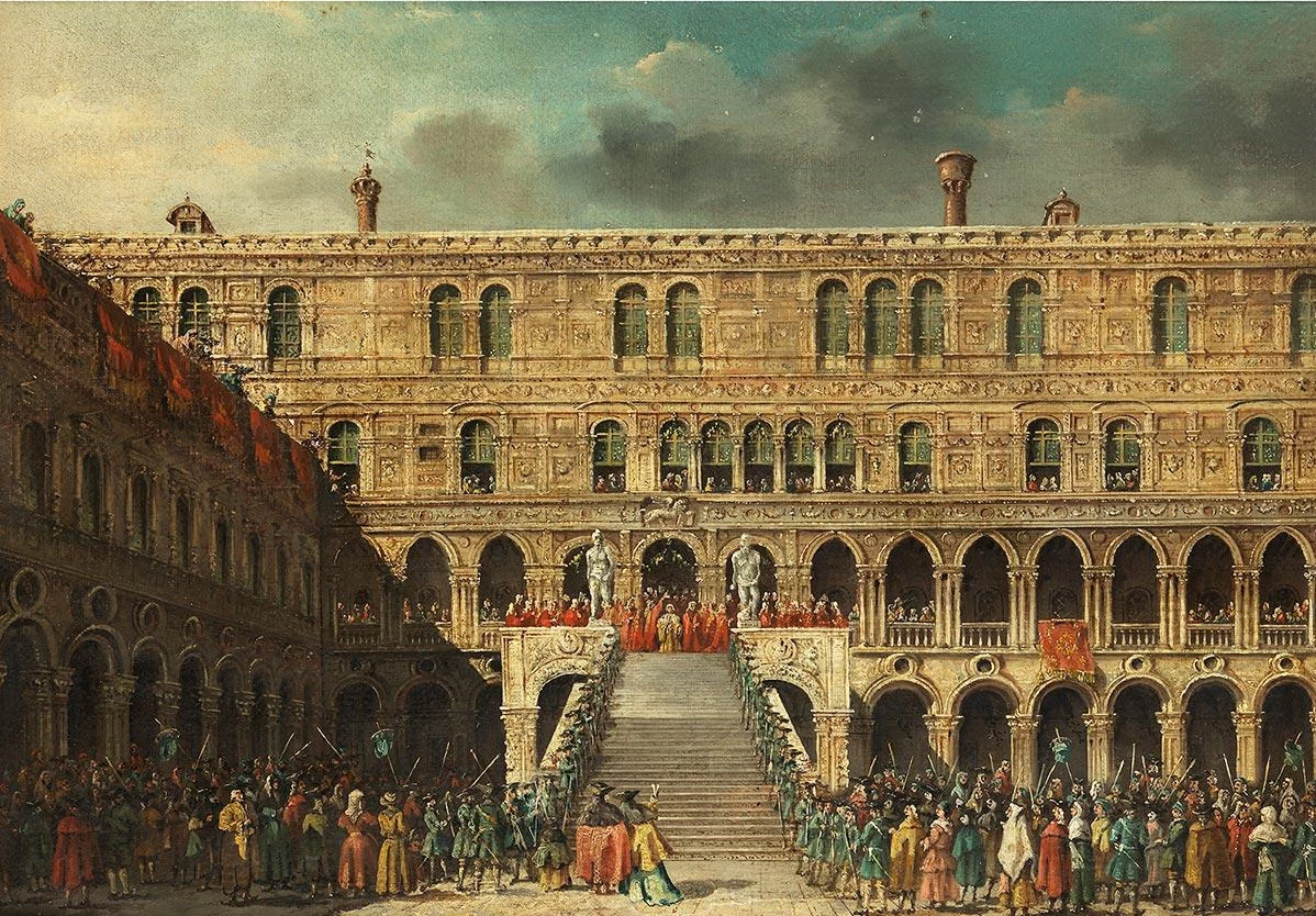 Scalinata dei Giganti in Palazzo Ducale - Venezia